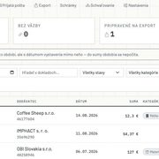 Faktúry od dodávateľov